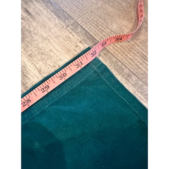 Teal Corduroy Wide-Leg Pants By Copper Key Size 3 Mid-Rise With Button & Zipper - Picture 7 of 12